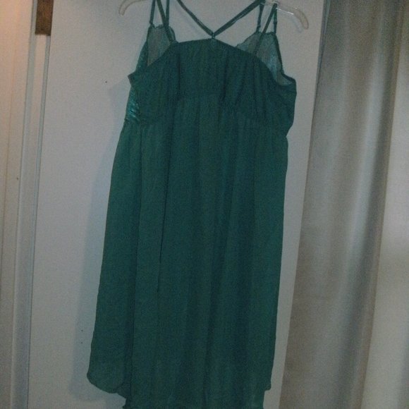 Cacique Intimates & Sleepwear Cacique Teal Teddy Lingerie Nighty